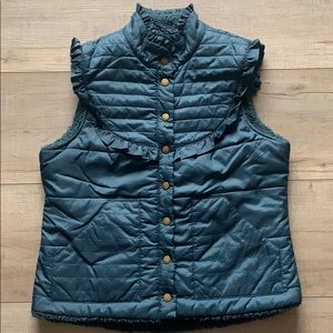 Free people blue vest
